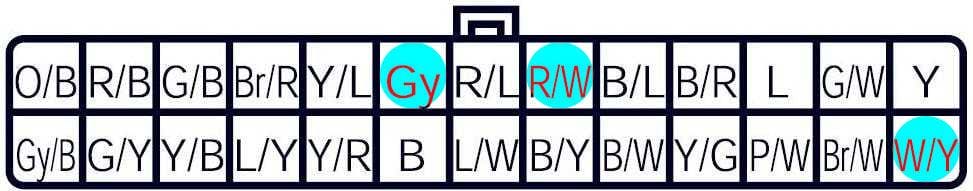 Conector ECU Yamaha FZ6 Fazer