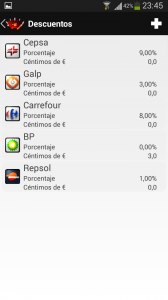 Ahorrar en gasolina con nuestro smartphone - Descuento por gasolinera