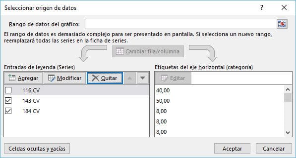 excel seleccionar origen