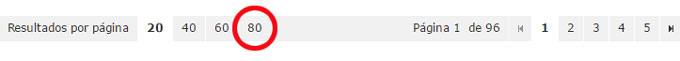 autoscout seleccionamos 80 anuncios por página
