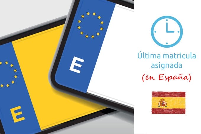 cabecera ultima matricula asignada por la dgt