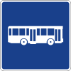 señales de trafico - Carril reservado para autobuses
