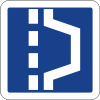 señales de trafico - apartadero en túneles