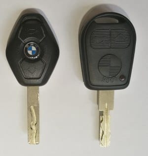 Funda de repuesto para llavero inteligente sin llave para BMW 1 3 5 6 7  Series E90 E92 E93 Funda para llavero sin chips en el interior