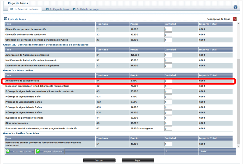 como saber si tiene seguro - pago tasas dgt