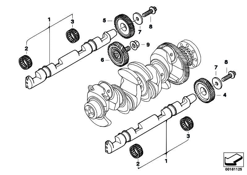 problema cadena distribucion motores N47 BMW - esquema-N47-inferior